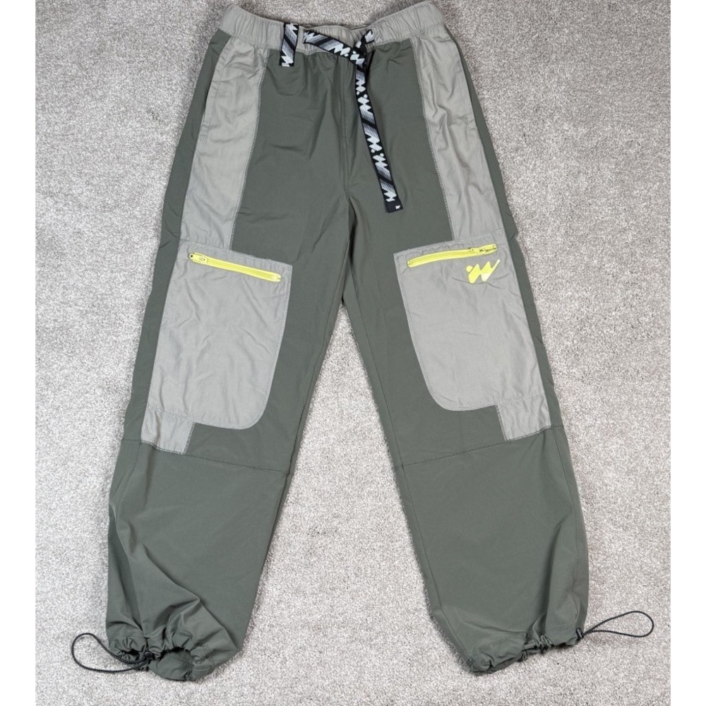 NWOT Without Walls Mens Pants Medium Baggy‎ Cargo Lightweight Two Tone